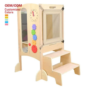 Hot Foldable Wooden Montessori Activity Tower Modern Step <b>Stool</b> Helper <b>for</b> Toddler Kids Babies Learn <b>Bedroom</b> <b>for</b> Boys Girls - Product Image 1