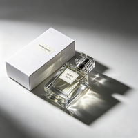 Flacons vaporisateurs cosmétiques vides 50ML 100ML, flacons de parfum en verre de luxe vides avec emballage en boîte
