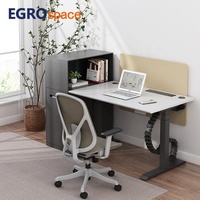 Bureau debout ergonomique électrique à double moteur EGROspace avec réglage de la hauteur