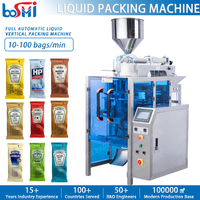Machine automatique de remplissage, scellage et étiquetage de sauces 10g 25g 50g, pour sirops, pots de sauce, miel, moutarde, pâtes et liquides