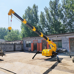 Hongrun Petite grue araignée hydraulique multifonctionnelle Grue araignée à flèche télescopique - Product Image 5