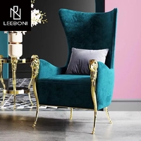 Fauteuil de salon personnalisé de haute qualité en tissu nubuck, canapé une place, fauteuil moderne de luxe