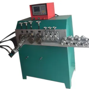 Automatic steel wire round ring making machine for concrete pile