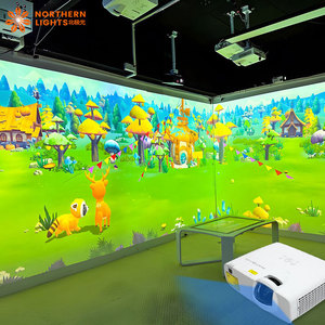 Trò chơi vẽ chiếu tương tác nhiều người chơi 3D với tường graffiti bằng sợi thủy tinh để sử dụng tại sân bay - Product Image 4