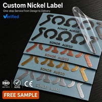 Özel Metalik Ayna Gümüşü 3D Logo Elektrokaplama Rozeti Çıkartması Marka Adı Elektroform Metal Transfer Etiketi Nikel Etiket