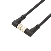 ODM OEM M12 surmoulé câble fil connecteur Aviation métal Pur 12pin 5pin 8pin 4pin blindé connecter pour application de puissance