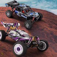 Voiture télécommandée Toyhome 2.4G 55 km/h haute vitesse RTR 4 roues motrices, voiture RC d'escalade 124019 1/12, voiture télécommandée tout-terrain, voiture de drift pour cadeaux d'enfants