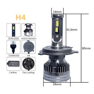 Canbus-sistema de iluminación para coche, faro Led amarillo, impermeable, blanco, H1, H3, H7, H11, para motocicleta - Product Image 3