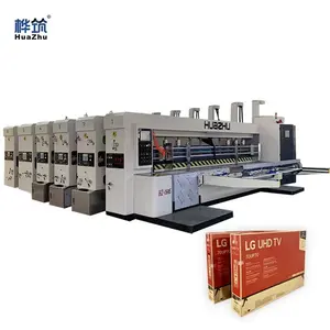 1645 Automatic corrugated carton box printing slotting rotary die cutting machine for large carton box with Vibrator Stacker