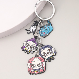 Llavero de Anime K-POP Hunter Girl Group, Colgante de Aleación de Zinc con Diseño de Rumi, <span class=keywords><strong>Mila</strong></span> y Zoi - Product Image 3