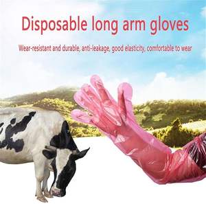 Gants longs vétérinaires pour palpation du bétail, <span class=keywords><strong>100</strong></span> pièces, gants obstétricaux pour les soins des animaux de grande taille - Product Image 2