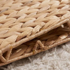 Panier <span class=keywords><strong>de</strong></span> <span class=keywords><strong>rangement</strong></span> en <span class=keywords><strong>osier</strong></span> <span class=keywords><strong>de</strong></span> jacinthe d'eau pliable multi-usage <span class=keywords><strong>de</strong></span> haute qualité et écologique pour la cuisine, la salle <span class=keywords><strong>de</strong></span> bain, le salon - Product Image 6