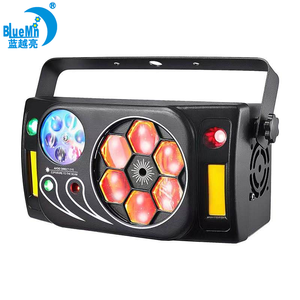 Alta calidad LED Bee Eye 6PCs 4in1 Mini Light DMX512 Control KTV bar Party Wedding Concert Runway Stage Laser Light - Product Image 4