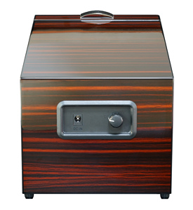 <span class=keywords><strong>Scatola</strong></span> Avvolgitore Automatico Singolo per <span class=keywords><strong>Orologi</strong></span> in Legno di Ebano di Lusso Personalizzata Sonny per Commercio all'Ingrosso - Product Image 3