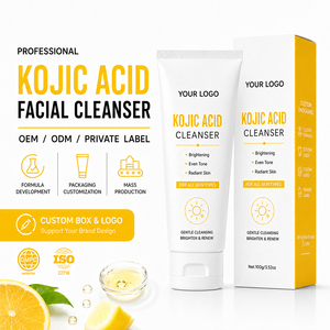 Nettoyant visage à l'acide kojique, exfoliant en profondeur, sans parfum, minéral biologique, personnalisé, marque privée, fourni par l'usine - Product Image 1