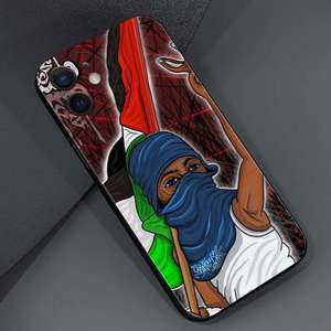 Funda de TPU Suave por Sublimación con Mapa de la Bandera de Palestina para <span class=keywords><strong>iPhone</strong></span> <span class=keywords><strong>XS</strong></span> XR 11 12 13 14 15 Pro <span class=keywords><strong>Max</strong></span> - Product Image 2