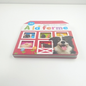 Yimi giấy bán Hot tùy chỉnh nắp Board in ấn cuốn sách Lift một Flap Board cuốn sách cho trẻ em sách cho trẻ em nâng - Product Image 3