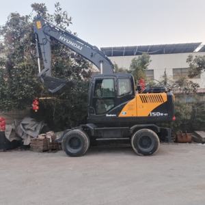 Máquina de construcción popular Original coreana HYUNDAI 150W-9T Excavadora de ruedas de bajo precio HYUNDAI 150W-9 en venta - Product Image 1