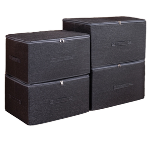 Large Capacity Portable Organizer Aluminum Frame PP Household <strong>Folding</strong> <strong>Storage</strong> <strong>Box</strong> Soft Cover Fabric Document Collator for - Product Image 1