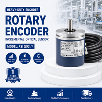Encodeur rotatif LEINE LINDE RSI593 507687-01 Capteur optique industriel avec sortie d'impulsions 220V pour la mesure de la vitesse et de l'angle