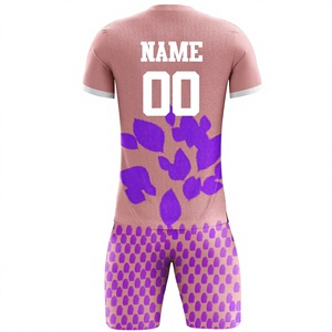 Custom Soccer Wear Design Club Team Name and Number Football Set Soccer Uniform Kit Set Sublimated Jerseys - Product Image 2