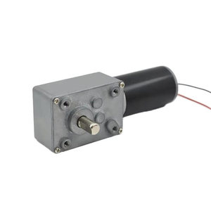 12V/24V 브러시 고토크 저속 자동 잠금 <span class=keywords><strong>DC</strong></span> 기어 모터 전진 역방향 소형 웜 기어 보트 영구 자석 13A 8mm - Product Image 5