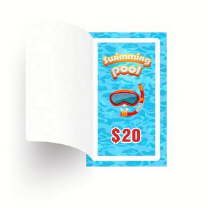 Boletos de Juego con Sistema de Raspar para Ganar al Instante, Una Oportunidad para Abrir, Colores Muy Saturados, Tamaños Personalizados, Papel - Product Image 5
