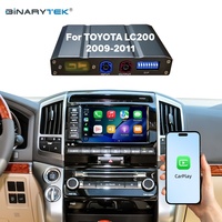 Boîtier d'interface Linux pour Toyota Land Cruiser 200 2009-2011, module CarPlay sans fil, Android Auto, décodeur CarPlay, autoradio Binarytek