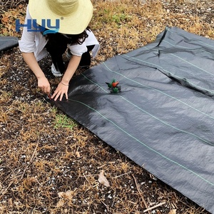<span class=keywords><strong>Film</strong></span> <span class=keywords><strong>de</strong></span> paillage plastique 4x100FT sur mesure pour jardin, tapis anti-mauvaises herbes, toile paysagère, barrière anti-herbe, fabricant - Product Image 4
