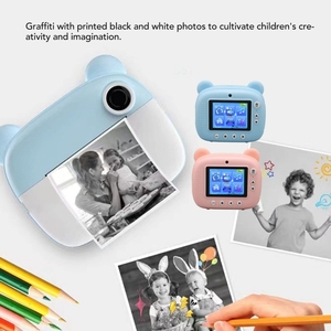 Appareil photo numérique rechargeable pour enfants, cadeaux pour enfants, impression instantanée, mini appareil photo éducatif, appareil photo vidéo - Product Image 5