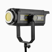 KY-BK500 Lumière de studio LED professionnelle 500W, haute puissance, 6ème génération, lumière d'appoint vidéo, 2500K-9900K, lumière du soleil à intensité variable