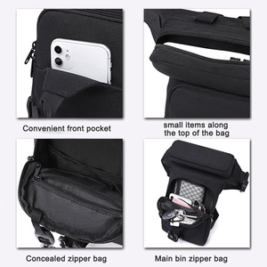 ARTEX Riñonera Táctica Multifuncional para Pierna de Motocicleta, Riñonera de Cintura para Senderismo y Viajes, Bolsa para Herramientas, Riñonera para Botella de Agua y Herramientas de Pesca - Product Image 4
