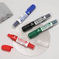 Marqueurs effaçables à sec personnalisables de haute qualité pour tableau blanc, 4 couleurs avec boîte, pour étudiants – Cadeau promotionnel