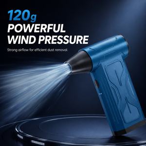 Ventilateur soufflant portable ultra-puissant 90000 tr/min avec écran, mini-souffleur turbo à plusieurs buses pour usage domestique et extérieur - Product Image 4