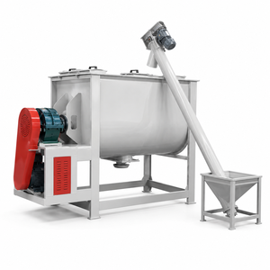 Mezclador Industrial Horizontal de Cinta con Transportador de Tornillo para Mezclar Polvo Seco, Mortero, Masilla, Grano y Alimentos - Product Image 1