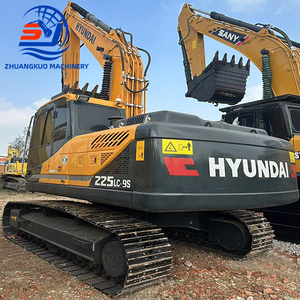 Excavatrice sur chenilles d'occasion Hyundai 225LC-9S 90% en bon état et à prix abordable nouvelle pelle sur chenilles à vendre - Product Image 1
