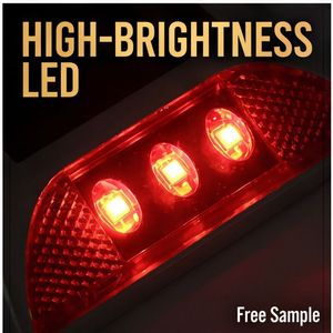 Borne de signalisation routière solaire LED industrielle en aluminium avec 6 lumières ultra-brillantes pour la délimitation et l'avertissement en virage - Product Image 2