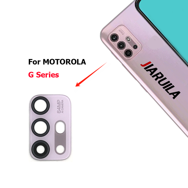 Wholesale Back Camera Lens Glass for MOTOROLA G30 G20 G10 G 5G G9 G8 G7 G6 G5S G4 Play G Stylus Power 2021 Cell Phone Spare Part