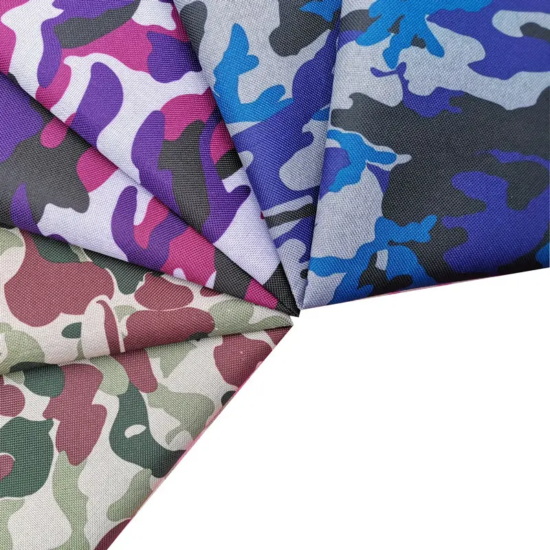 Tissu imperméable de polyester d'Oxford de PVC de l'impression 600D de camouflage numérique pour le sac et la tente