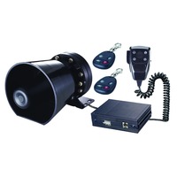 Aluminium 12V 200W 4/8Ohm 120 - 130Db Alarme voiture klaxon unité conducteur alarme haut-parleur urgence ambulance sirène