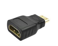 Adaptateur convertisseur de prise HDMI vers Mini HDMI vers Micro HDMI HD Or Extension pour HDTV Tablette Caméra