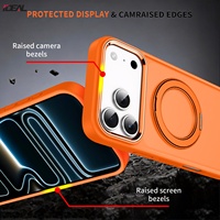 Coque de téléphone magnétique antichoc IDEAL Factory pour iPhone 18 Pro, nouveau design mat, avec support, compatible iPhone 18 17 16 15 14 13 Pro Max