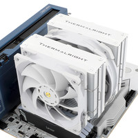 Thermalright Frost Commander 140 blanc double tour CPU refroidisseur d'air 5x8mm tuyaux thermiques soudure de reflux