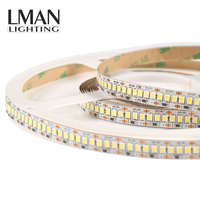 Nouveau produit Smd 2835 240leds/m 10mm de largeur Bande lumineuse LED flexible colorée pour Noël, étanche IP65, à intensité variable