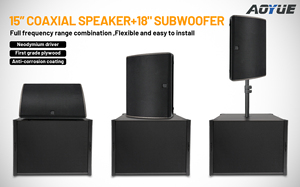 Monitor de escenario de 15 pulgadas con imán de neodimio HiQ, altavoz coaxial pasivo de 2 vías para presentaciones musicales - Product Image 6