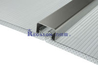 Feuille de polycarbonate en forme de u pour serre