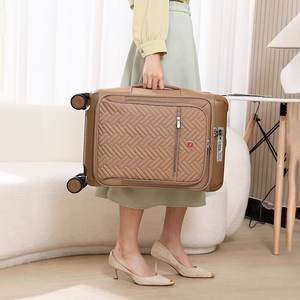 Tas Troli Kain Oxford dengan Roda Universal Koper Perjalanan 28 inci Kapasitas Besar Set Koper 20 inci Tas Kabin Kustomisasi - Product Image 6