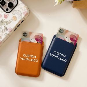 Cartera de Cuero Personalizada, Tarjetero Magnético para Teléfono, Cartera RFID Delgada y Minimalista, Regalo Corporativo al por Mayor - Product Image 4