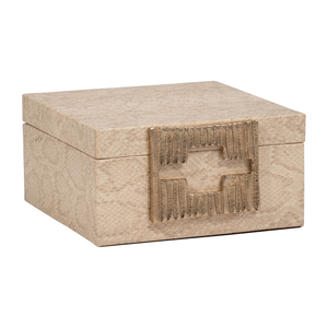 Scatola Decorativa con Coperchio, Portagioie Moderno per Ricordi, Scatola Decorativa da Scaffale, Arredamento Casa - Product Image 1
