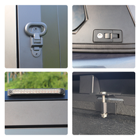 Capot rigide Tacoma en aluminium pour benne de pick-up, étanche IP66, résistant aux UV, noir mat, Smart Cap Camper Shell